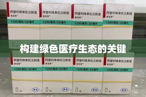 广州构建绿色医疗生态的关键