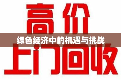 广州绿色经济中的机遇与挑战