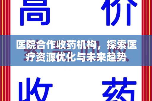 广州医院合作收药机构，探索医疗资源优化与未来趋势