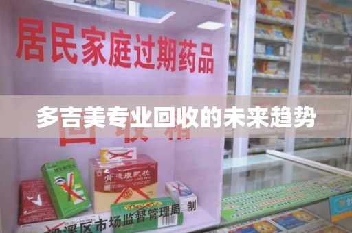 广州多吉美专业回收的未来趋势