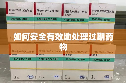 广州如何安全有效地处理过期药物